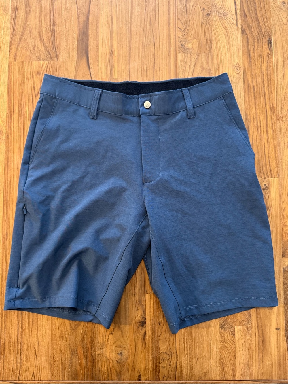 BYLT Premium Basics Kinetic Shorts Men’s Medium Blue